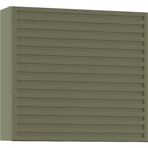 Wall unit BLIES, 400x400x170mm, stripes sage green