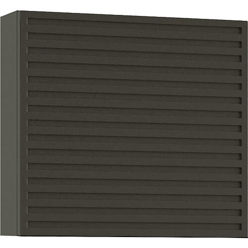 Wall unit BLIES, 400x400x170mm, Stripes Carbon grey