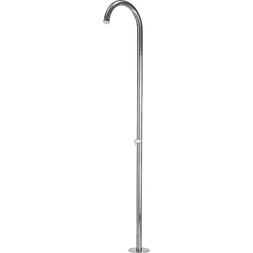 Ekta 2.0 shower column with single-lever mixer for KW/WW, height 2285mm, polished stainless steel