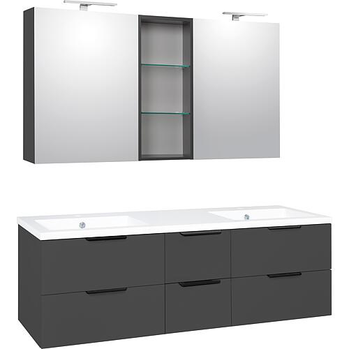 Bathroom furniture set Lossa with 6 front pull-outs Standard 2