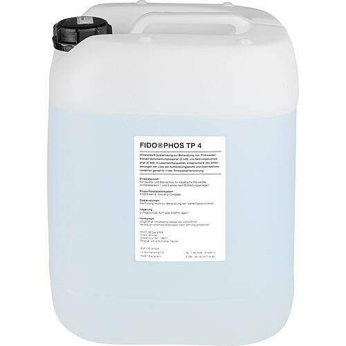 Solution de dosage FIDO®PHOS Substances actives pour le post-traitement de l'eau potable TP 20 litres Standard 4