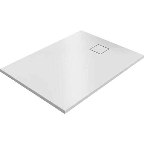 Hüppe EasyFlat rectangular shower tray Drain hole on the short side Standard 70