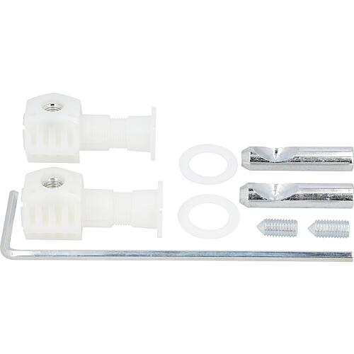 Mounting kit suitable for wall-hung WC Arax 93 244 96+97