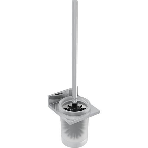 Toilet brush set Hewi System 900 Q, chrome