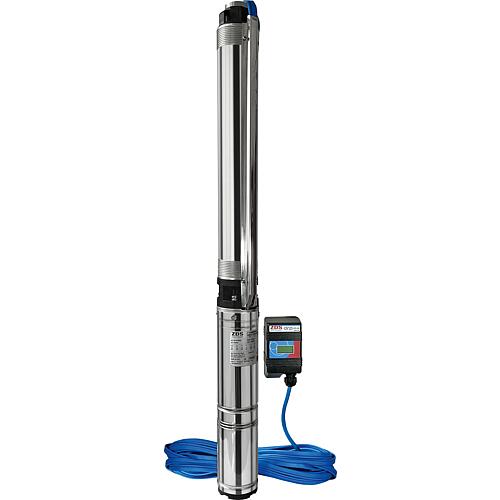 Tiefbrunnenpumpe QPGo 4", mit ölgekühltem Motor, Typ DRP Plus mit Trockenlaufschutz Standard 1