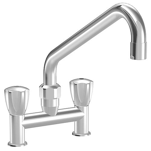 Sink mixer KWC Gastro with two handles Projection 300 mm