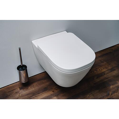 Wall washdown toilet, Laufen Kartell, rimless