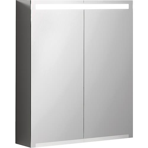 Mirrored cabinet Geberit Option with LED lighting, 2 doors, 600x700x150mm