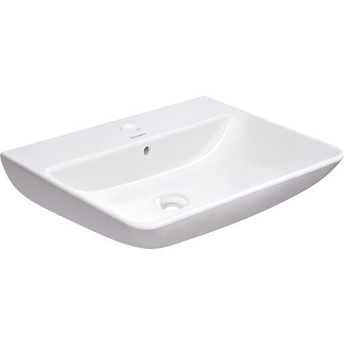 Waschtisch Duravit ME by Starck 650x180x490 mm, 1 Hahnloch m. Überlauf