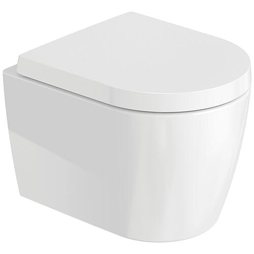 Duravit ME by Starck Compact wall-hung washdown WC, rimless Standard 1