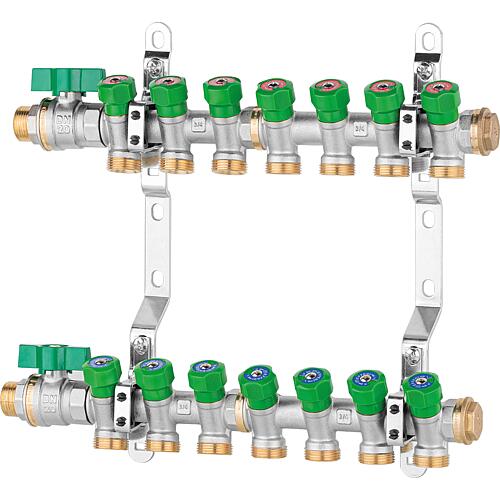 Drinking water manifold 7-way, DN 20 (3/4") Standard 1