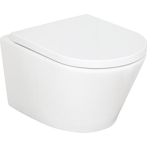 Combi-Pack Amur wall-hung WC rimless and Edoma soft-close toilet seat