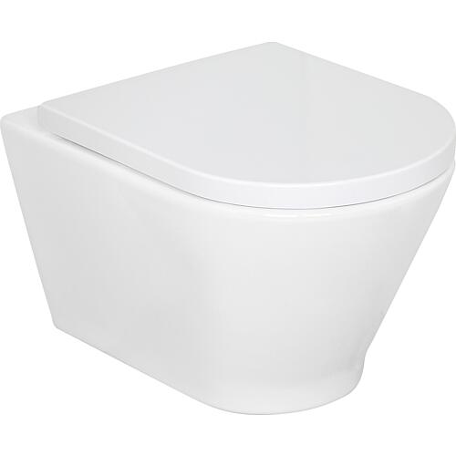 Combi-Pack Alaseja wall-hung WC rimless and Edoma soft-close toilet seat