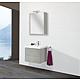 Bathroom furniture set ELAI series MBO grey oak stone dec. width 600 mm 2 drawers