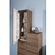 Tall cabinet Geberit Renova Plan, 2 doors, 1 drawer, 390x1800x360 mm walnut hickory