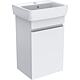 Base cabinet + washbasin Geberit Renova Plan in ceramic, 450x615x340 mm, white