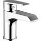 Washbasin mixer Tabay with eccentric fitting, chrome-plated