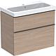 Washbasin base cabinet iCon with ceramic washbasin, width 750 mm Standard 3