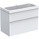 Washbasin base cabinet iCon with ceramic washbasin, width 900 mm Standard 2