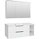 Lossa bathroom furniture set with 2 front drawers and 2 open shelves Standard 1