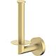 Reserve toilet roll holder, Eldrid, brass, light bronze, horizontal