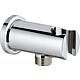 Rainshower wall connection elbow with shower holder Standard 1