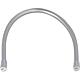 Silverline shower hose, swivel on both sides 600 mm