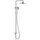 Shower system Hansabasic without thermostat, overhead shower 200 mm, chrome
