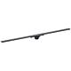 Shower channel CleanLine 50 black chrome / brushed length 300-900 mm