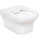 Wall-hung WC Algama WxHxD: 360x370x500 mm rimless ceramic white