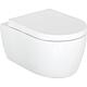 Wall-hung WC Seja WxHxD: 365x330x550 mm rimless ceramic white