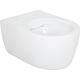 Wall-hung WC Seja WxHxD: 365x330x550 mm rimless ceramic white