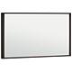 LED mirror Oselva w. touch switch, w. black frame, 1000x800mm