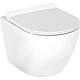 Combi-Pack Arax wall-hung WC rimless with Silent Flush 370x370x485mm + WC seat white glossy