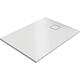 Hüppe EasyFlat rectangular shower tray Drain hole on the short side Standard 15