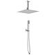 Xerias shower set with overhead and handheld showers, angular Standard 1