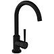 Sink mixer Malleo swivel spout, projection 185 mm black matt