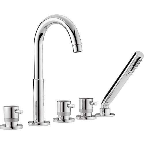 5-hole bath edge mixer set Kos Standard 1