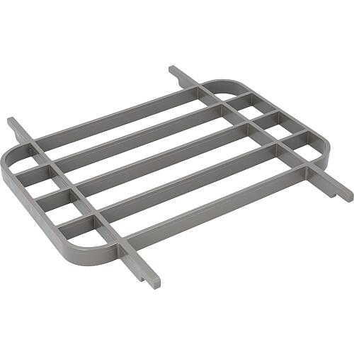 Support grid for washing trough