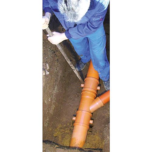 Double sliding joint Plus for underground pipes Anwendung 3