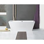 Free-standing bath tubs made of acrylic/cast mineral composite