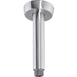 Ceiling connection pipe for head showers, round