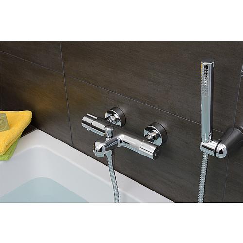 Handheld rod shower Evelia with wall shower holder