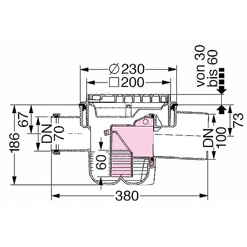 Cellar drain Standard 2