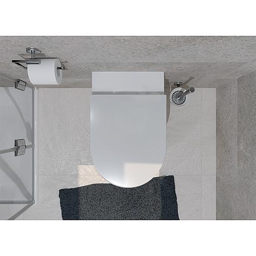 WC suspendu à fond creux Mini-Nuvola Anwendung 3