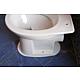 Standing toilet sound protection plate