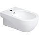 Wall-mounted bidet NUVOLA, W x H x D: 350x245x550 mm, ceramic, white