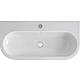 Lavabo 'NUVOLA' lxHxP=900x170x450mm en céramique blanche