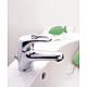 Washbasin mixer Top II, with open lever