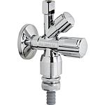 SCHELL combi angle valve COMFORT Comfort handle and grease chamber head part +RV+RB+ ASAG, connection 1/2'' ET/DN 15, chrome